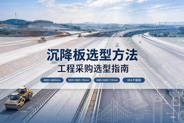 沅江沉降板选择方法