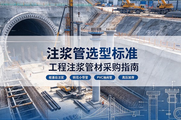 沅江注浆管选型标准