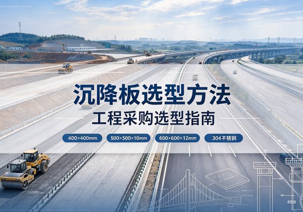 沅江沉降板选择方法