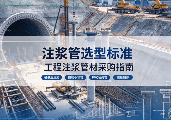 沅江注浆管选型标准